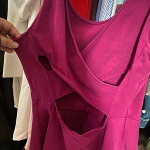 Express Tank top with cris cross  on the back